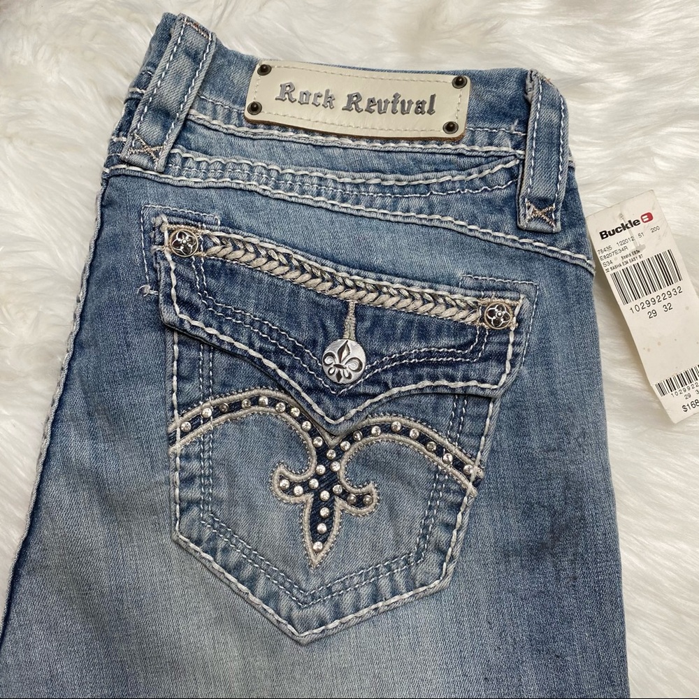 Rock Revival Sasha boot/flare Jeans size 29 - Picture 5 of 5